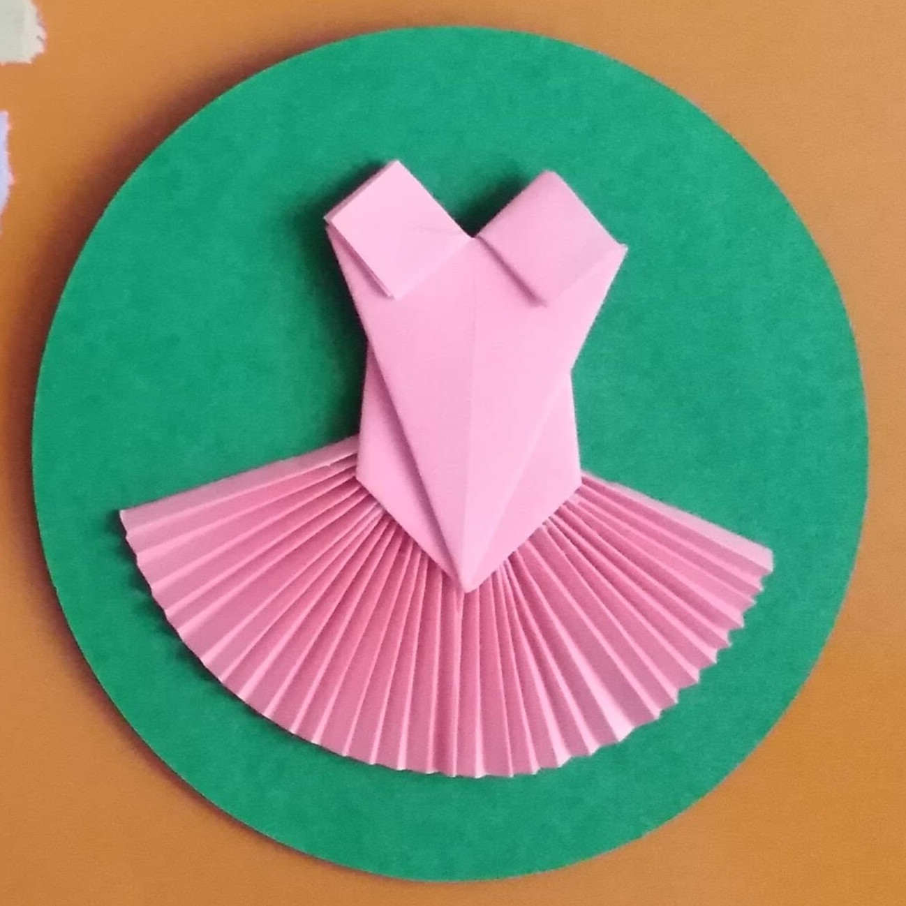 Vestido de origami