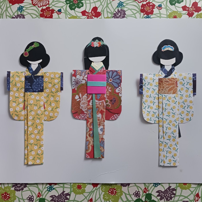 Marcador-muñeca inspiración japonesa