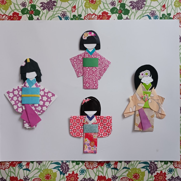 Marcador-muñeca inspiración japonesa