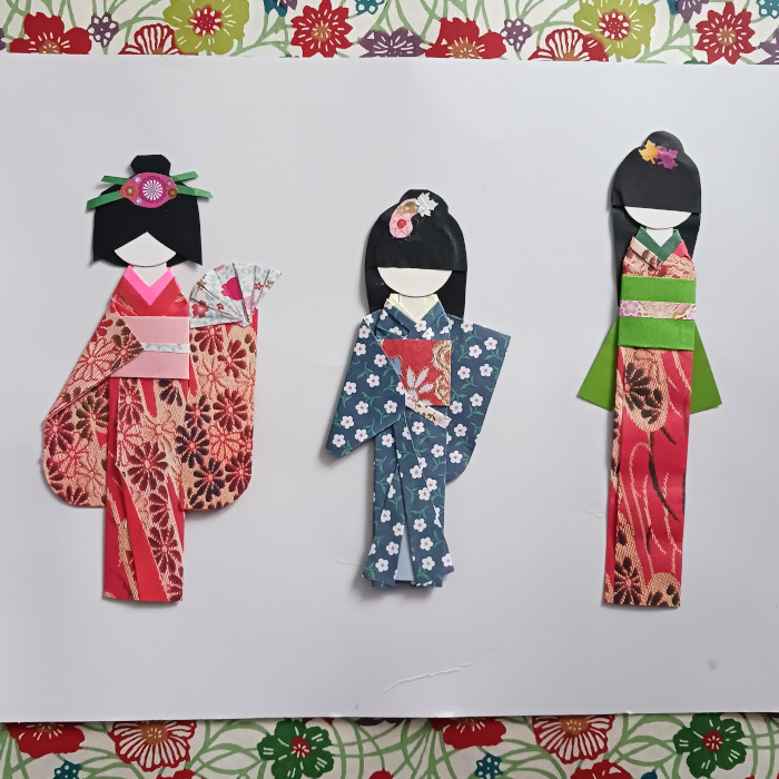 Inspiración japonesa marcador de libros