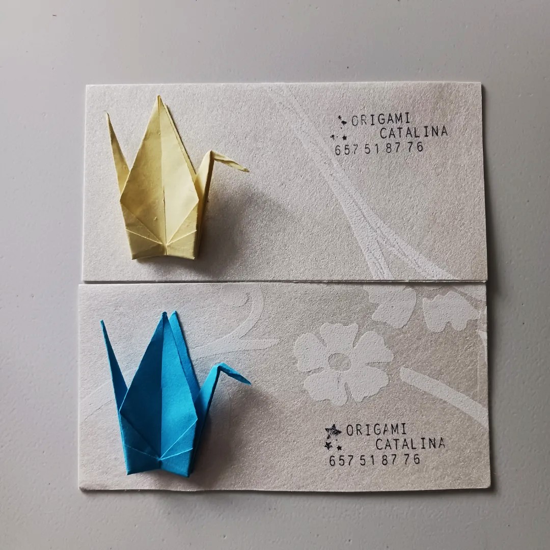 Tarjeta de presentación OrigamiCatalina