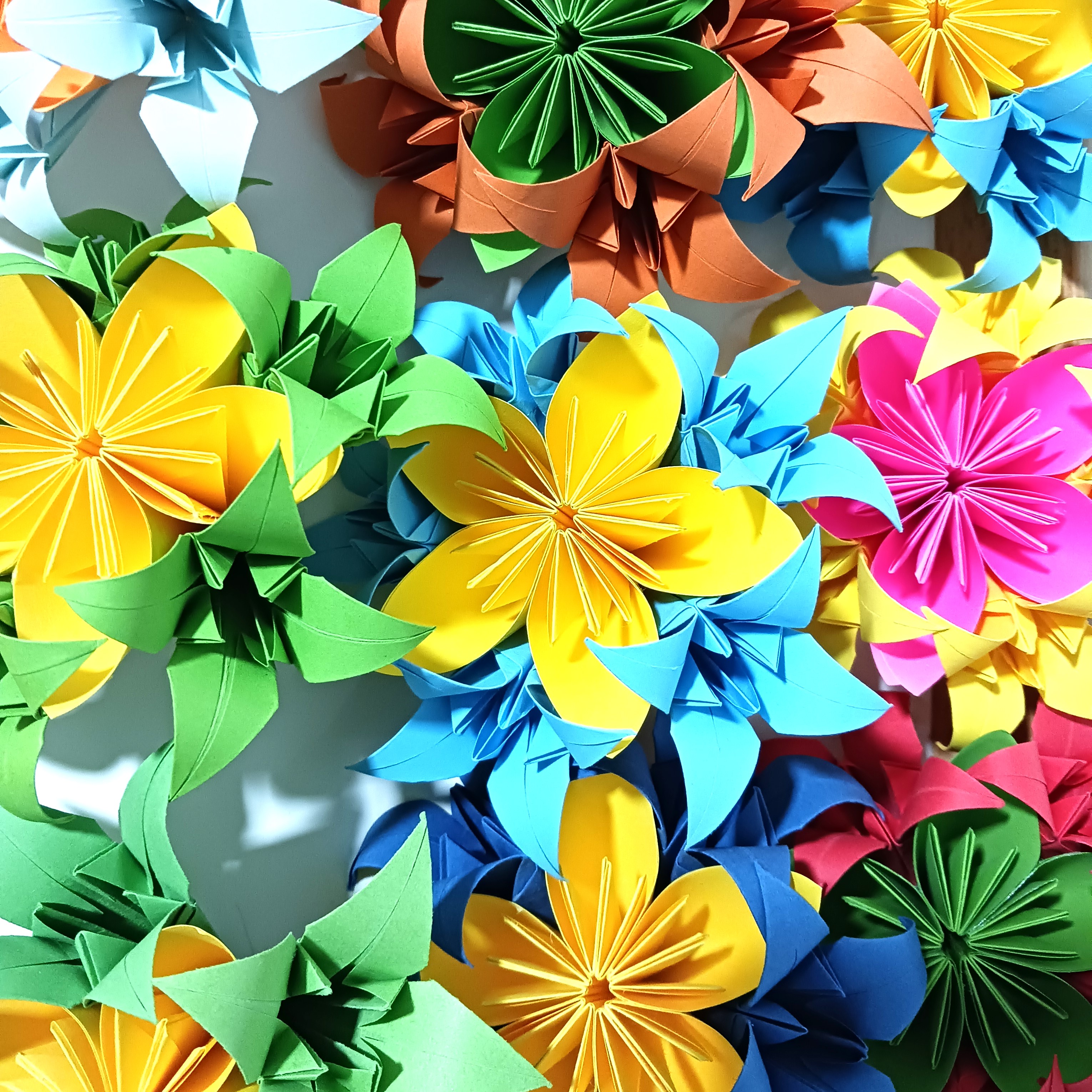 Kusudama de flores de cerezo